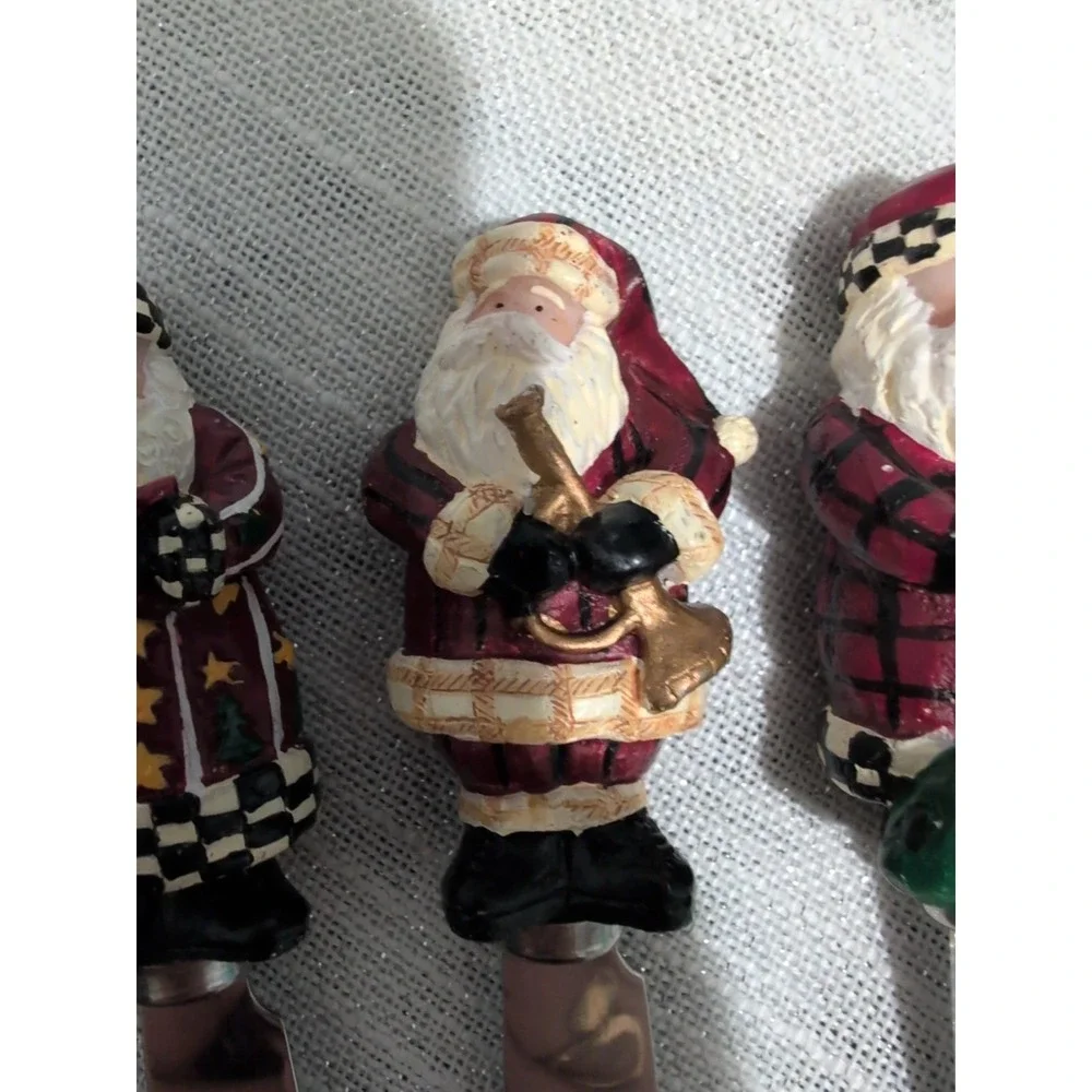 Boston Warehouse Santa Spreader Knives Set of 4 Christmas‎ Holiday Stainless
